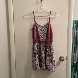Bethany Mota for aeropostale, size small multi color sundress